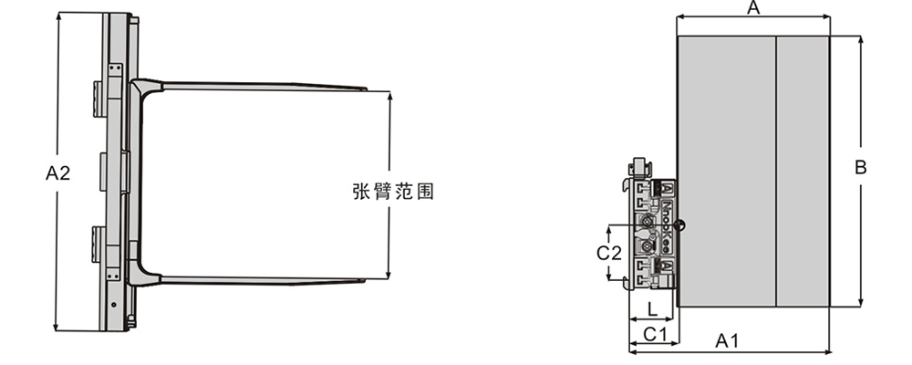 紙箱夾|家電夾抱機(jī)|家電抱夾|叉車抱頭|叉車紙箱夾|叉車屬具紙箱夾